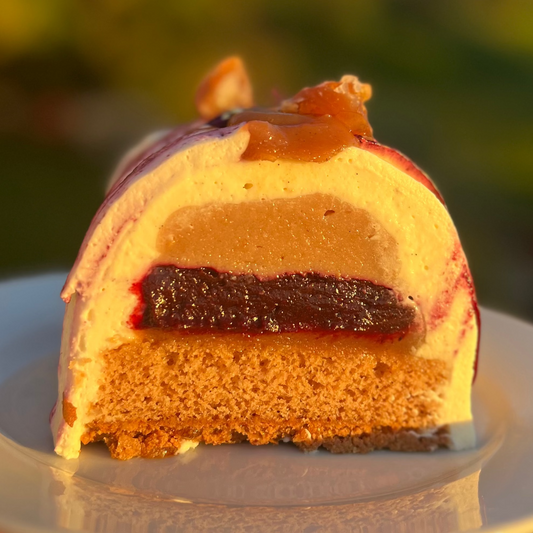 La Bûche Marron-Cassis