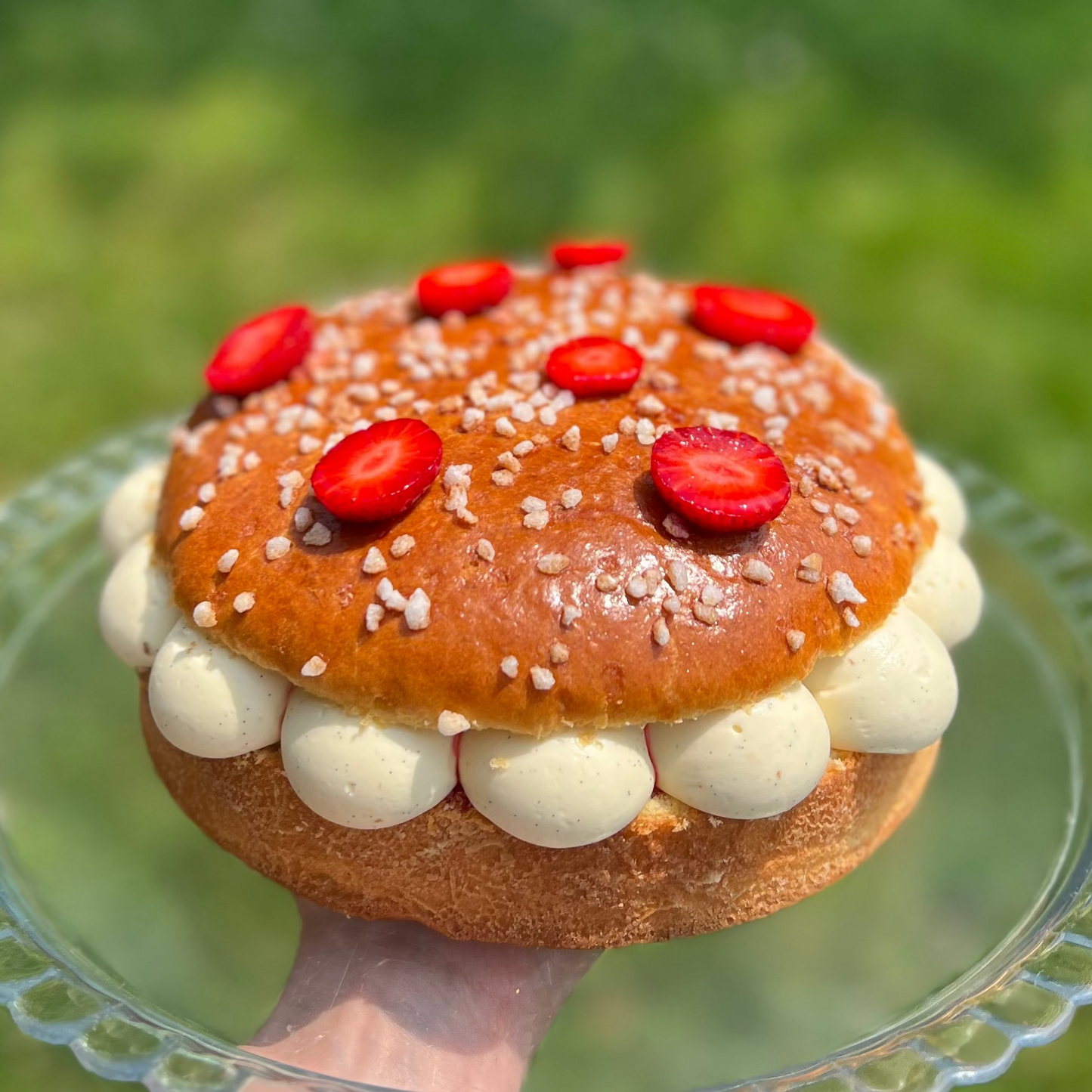 La Tropézienne Fraise Rhubarbe